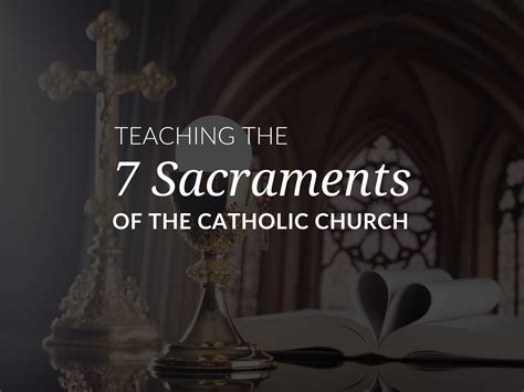 7 Catholic Sacraments Symbols The Seven Sacraments Of The Catholic
