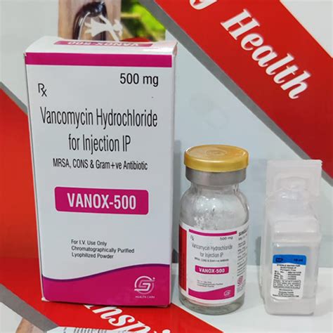 Vanox 500 - Vancomycin Hydrochloride for Injection IP - C.S Healthcare