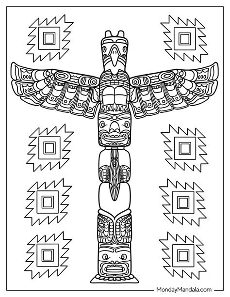20 Native American Coloring Pages (Free PDF Printables)