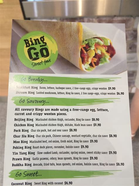 Menu Bing Go 的图像结果