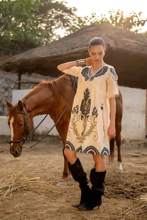 BOHEMIAN EMBROIDERED SHORT DRESS – fashiondwarclothing