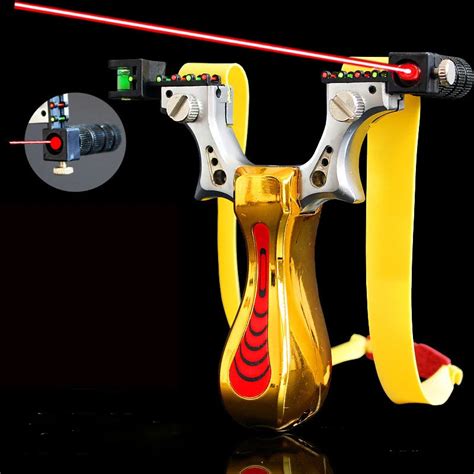 Alloy Cobra Quick Pressure Laser Light Infrared Slingshot Outdoor Targ ...