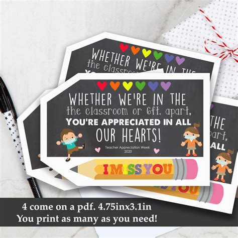 Teacher Appreciation Week Cards