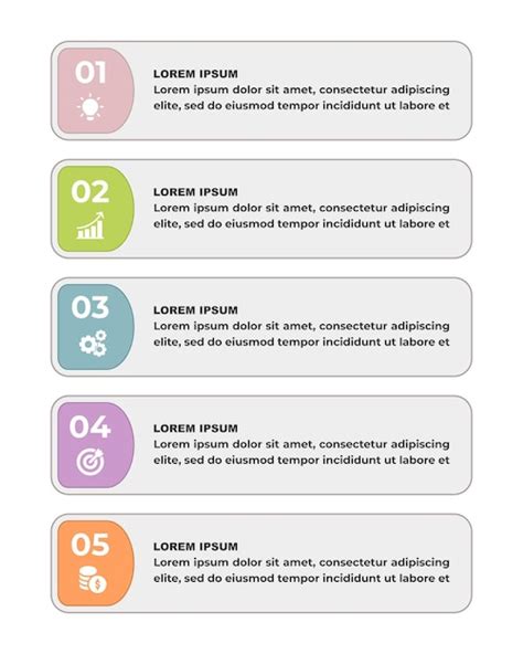 Infographic business steps with icon design | Premium Vector