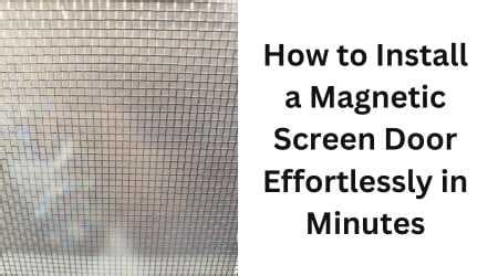 Tube Tutorial On Magnet Screen Door 的图像结果