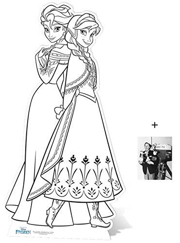 Fan Pack Anna And Elsa Disney Frozen Colour In Lifesize | Desertcart INDIA