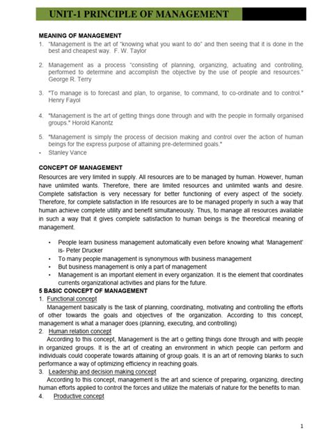 Principles of Management Notes 的图像结果