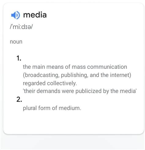 define media in your own words based from the picture shown above ...