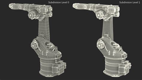 Kuka Industrial Robot Arm KR 30-3 Rigged for Maya 3D model | 3D Molier ...