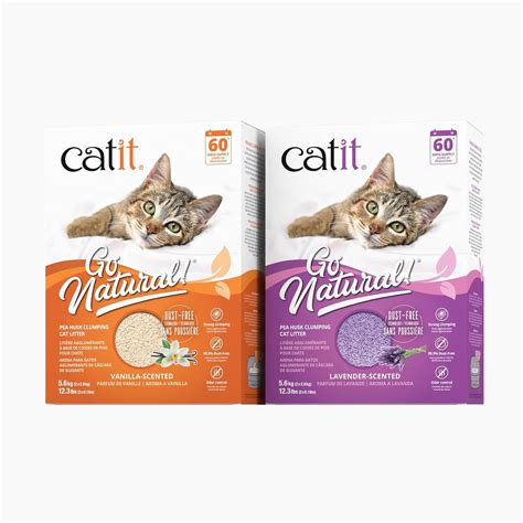 Catit Natural Pea Husk Cat Litter Vanilla Scent, 7 kg