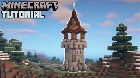 Minecraft Cool Watchtower Building Tutorial 的图像结果