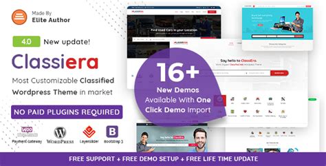 classiera v4 0 6 classified ads wordpress theme