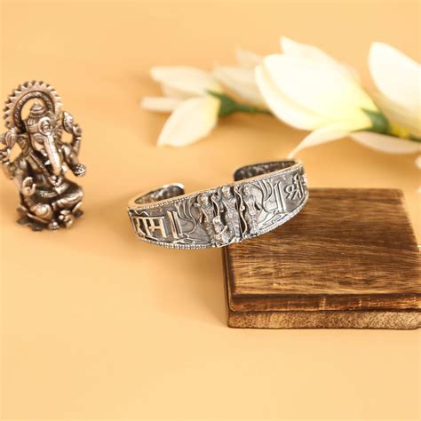 Shop Ram Hanuman Silver Bracelets & Kada Online