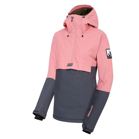 Womens/Ladies Snowburst Overhead Ski Jacket (Dusty Rose/Ebony Grey ...