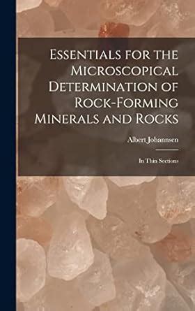 Buy Essentials for the Microscopical Determination of Rock-Forming ...