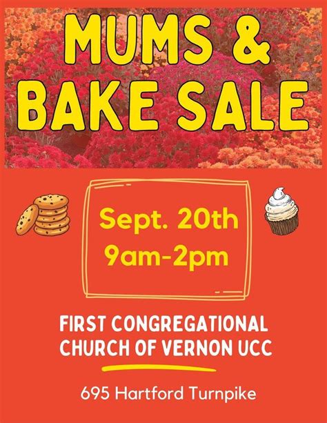 Mum and Bake Sale!, 695 Hartford Turnpike , Vernon, CT, United States ...
