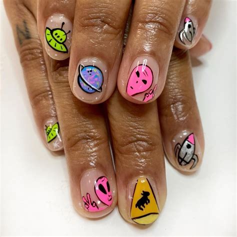 Image result for Alien Nail Art Tutorial