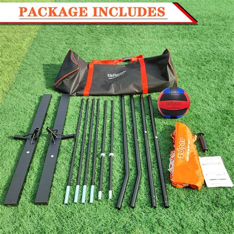 Snapklik.com : 12FT Freestanding Volleyball Training Net For Indoor ...