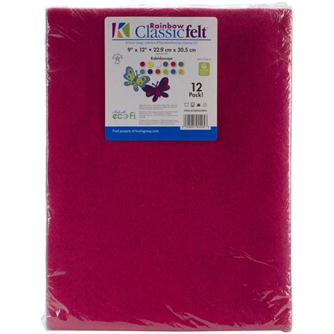 Kunin Rainbow Classic Felt 9"X12" 12/Pkg-Kaleidoscope | Michaels