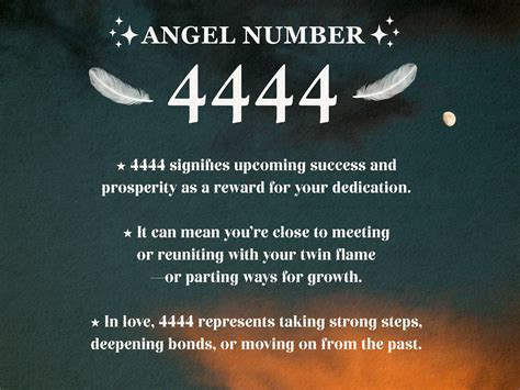 The Significance of Angel Number 4444 in Life, Love & More