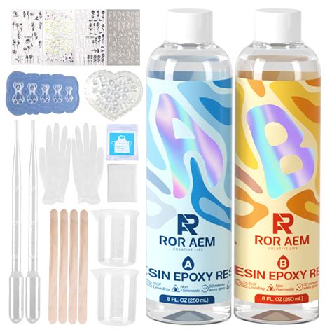 Ror Aem Epoxy Resin 16oz Crystal Clear Epoxy Resin Kit | Desertcart INDIA