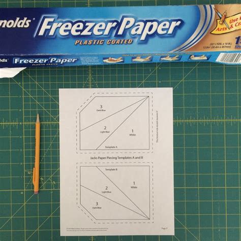 Image result for Freezer Paper Paper Piecing Method