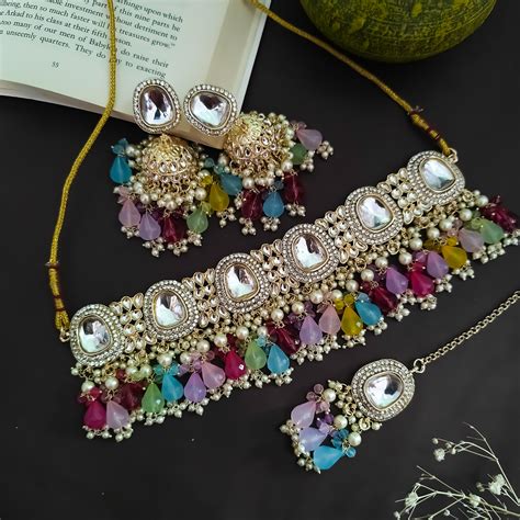 Anika Pearl Necklace Set - Multi – The Shopping Tree