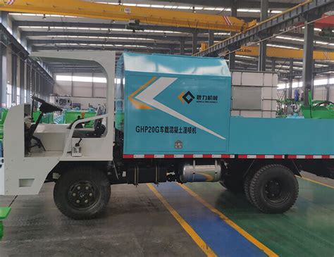 GHP20G Truck-mounted wet shotcrete machine - RK International