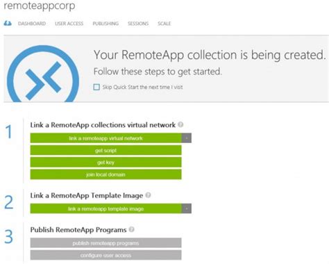 Image result for Azure RemoteApp Interface