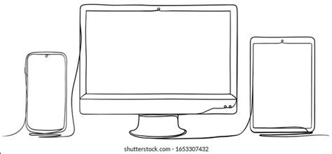 Image result for Open Computer Screen Drawn