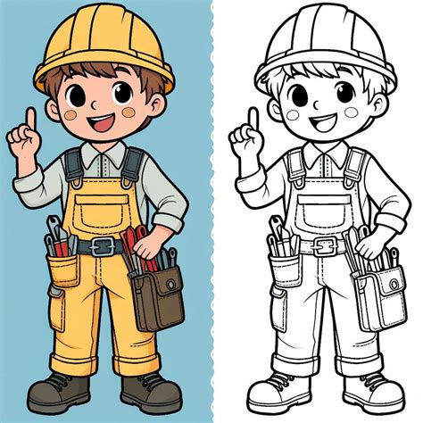 Mechanic Coloring Pages 的图像结果