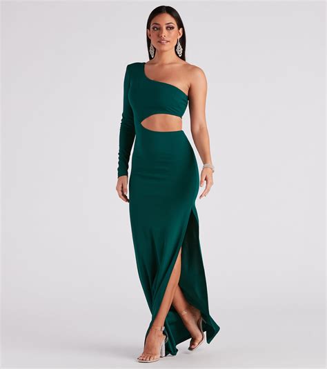 Carrie Formal Crepe Long Dress & Windsor