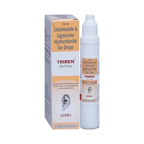 Triben Ear Drops 10ml: Uses, Side Effects, Price & Dosage | PharmEasy