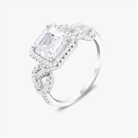 Stylish Floral Design Women Silver Ring