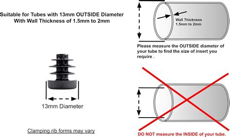 Buy Plastic End Caps. Ribbed Inserts for Round Tubes. Made in Germany ...