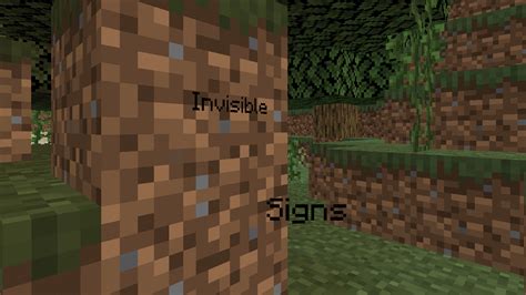 Image result for Invisible Sign Command Minecraft