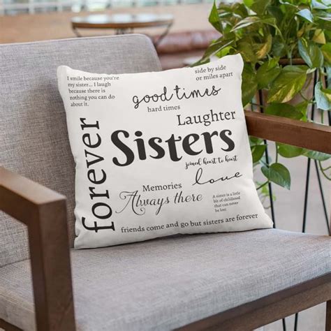 Forever Sister Cushion Treat– Bloomsvilla