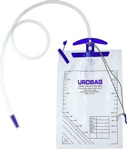 Agarwals Urine Collection Uro Bag with Moulded Handle 2000 ML (Clear ...