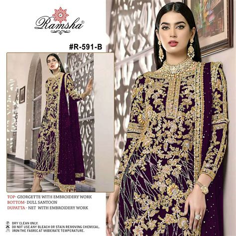 RAMSHA 591 COLOURS BY RAMSHA 591-A TO 591-D SERIES DESIGNER PAKISTANI ...