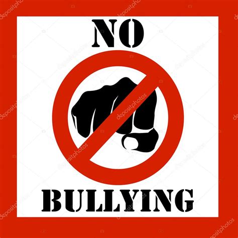No bullying sign illustration — Stock Photo #9877180