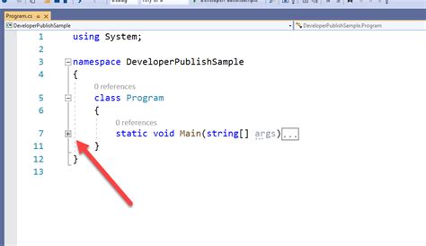 Visual Studio Collapse Code Blocks 的图像结果