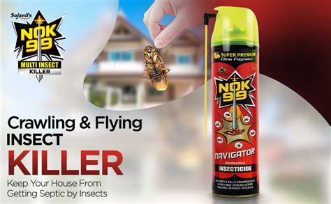 Nok 99 Navigator, Multipurpose Insect Killer Aerosol Instantly Kills ...