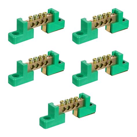 TEHAUX 10 pcs Terminals grounding bar grounding block screw India | Ubuy