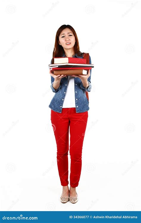 Asian student in stress stock image. Image of student - 34366077
