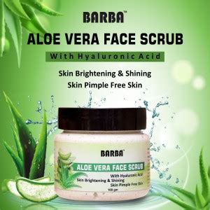 BARBA Aloe Vera Skin Brightening & Shining Face Scrub - Price in India ...