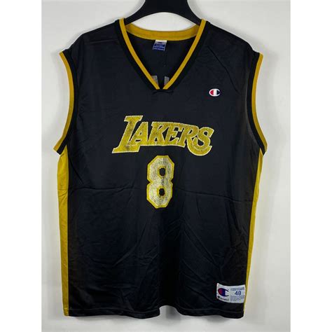 Champion Vintage Champion NBA LA Lakers Kobe Bryant #8 Jersey Black/Y ...