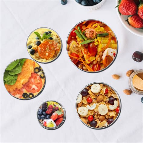 2808 Stainless Steel Food Storage Airtight & Leak — DeoDap