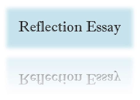 Writing a Reflection 的图像结果