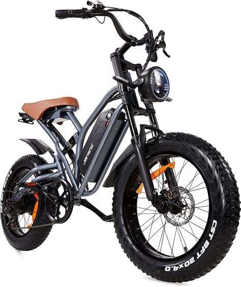 Buy JANSNO Electric Bike 20 x 4.0 Electric Bike for Adults with 750W ...