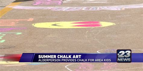 Alderperson provides chalk for area kids